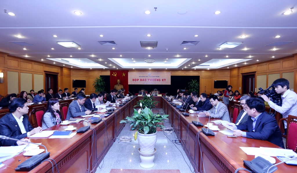  Họp báo thường kỳ Quý IV/2015: Bộ KH&CN giải đáp nhiều vấn đề nóng dư luận quan tâm